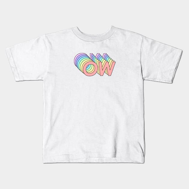 Ow Kids T-Shirt by laundryday